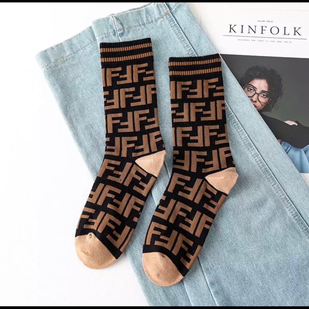 Fendi designer socks